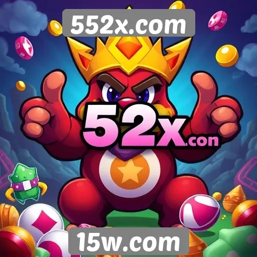 Variedade de jogos disponíveis em 552x.com